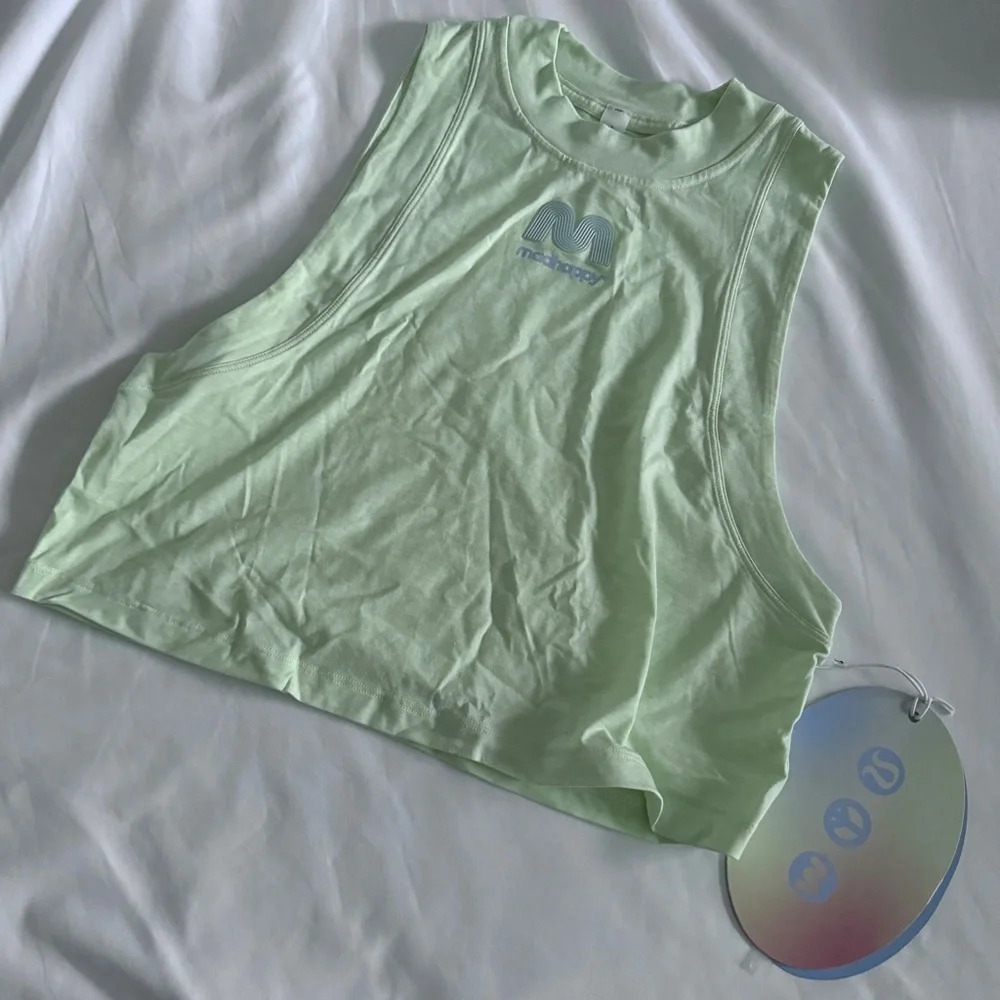 92 🆕💚 Lululemon X Madhappy All Your Crop Tank - Heathered Elixir